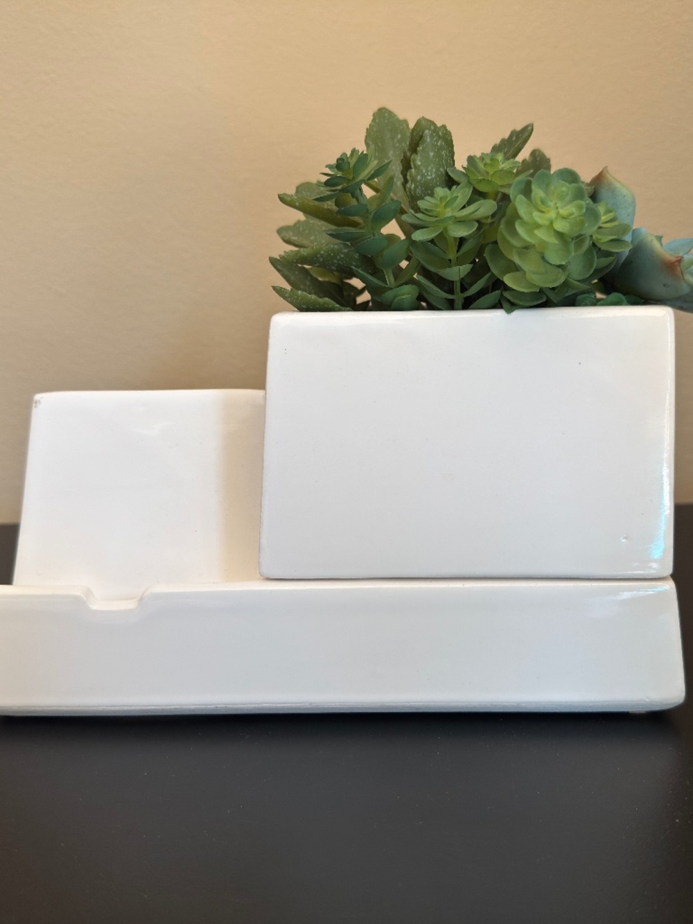 STAK Ceramics phone charging station, pen holder, & planter 2 PCS   HANDMADE